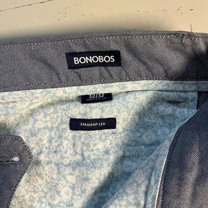 Bonobos Straight Leg Trousers in Grey 32 x 32